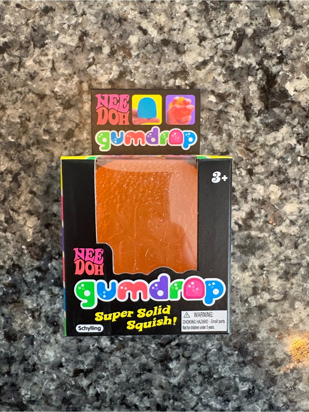 Nee Doh Gumdrop Super Solid Squish - Orange